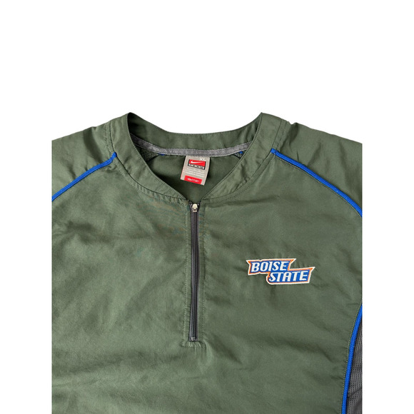 Nike Boise State Embroidered 1/4 Zip Mens XL Pullover Windbreaker Jacket - Picture 1 of 7